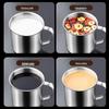 BJ 304 Stainless Steel Mug with Lid & Handle