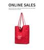 Korean-Style Canvas Shoulder Bag for Women - 2025 Summer Collection, Versatile & Spacious Tote