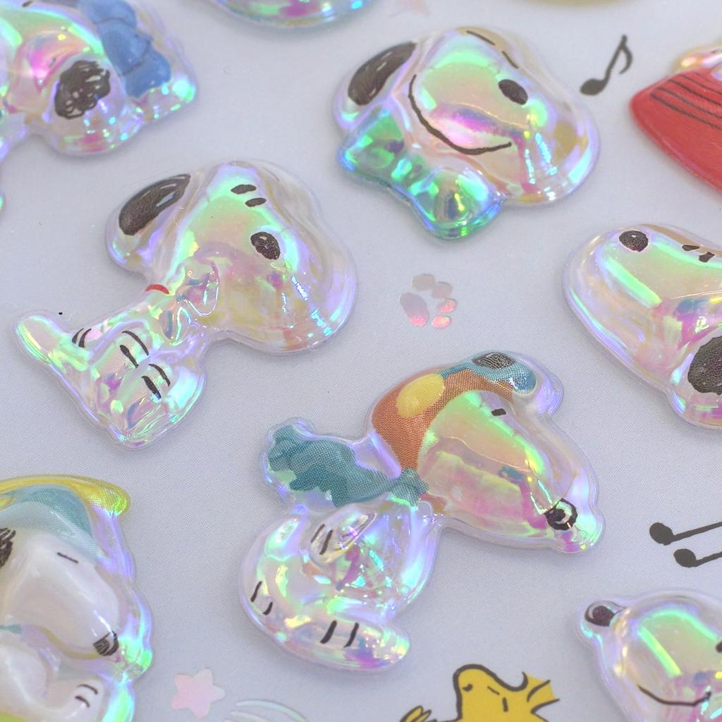 Bonbon Drop Stickers by Churukira in 3D Glitter S8815526 [Snoopy Disguise]