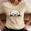 Curious Otter T Shirt Cute White for Lover Funny Adorable Sea Design Happy Vintage Washed Designer Clothes Casual