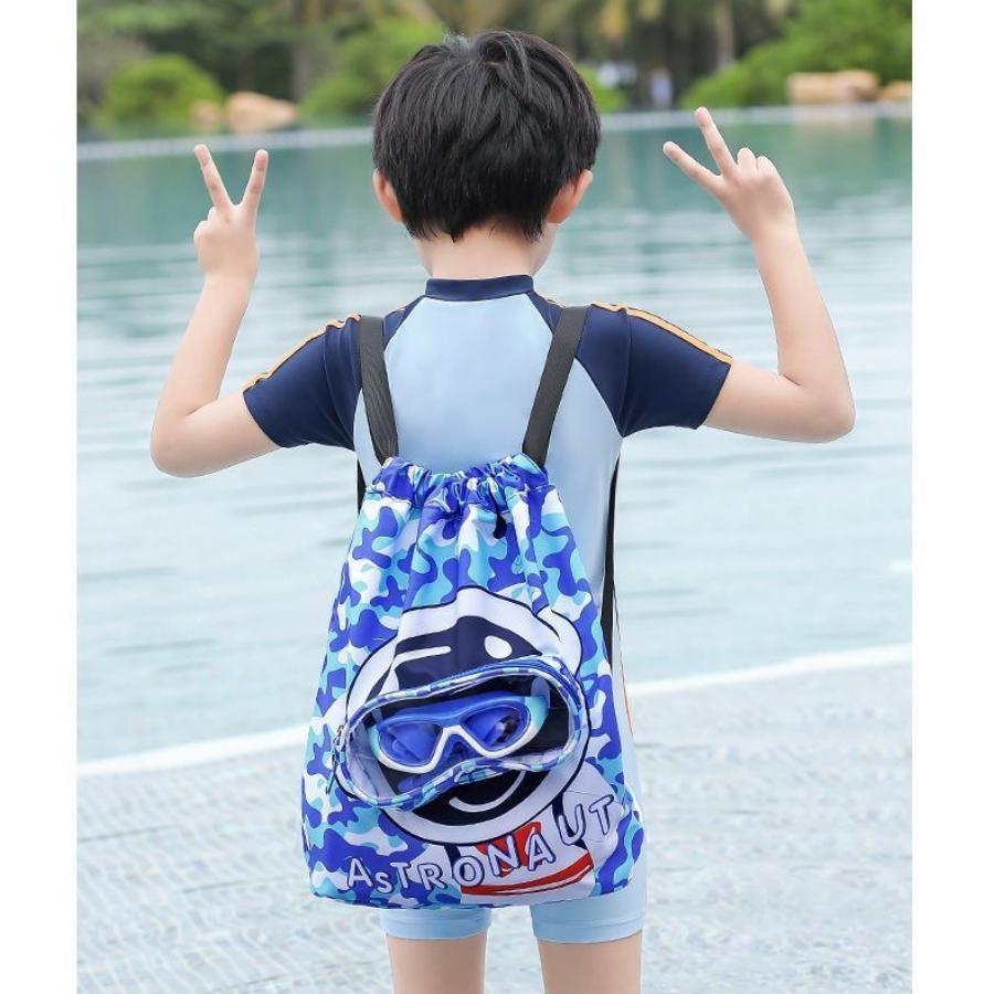 Neue wasserdichte Kinder-Badetasche für Kinder Trocken-Nass-Trennung Rucksack Badehandtuch Aufbewahrung Reise Sport Wandern