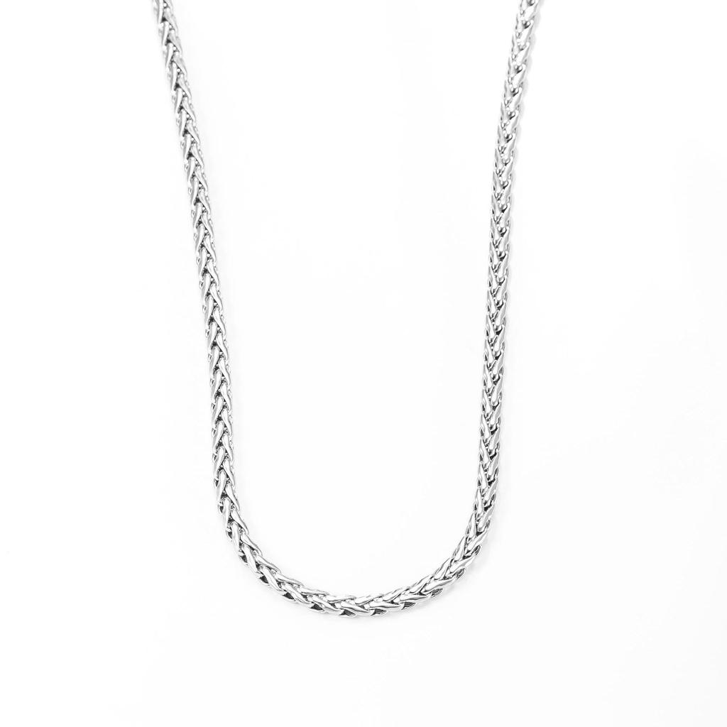 18K Gold-Plated Stainless Steel Cross Necklace for Men - Hip Hop Cuban Twist Chain Jewelry