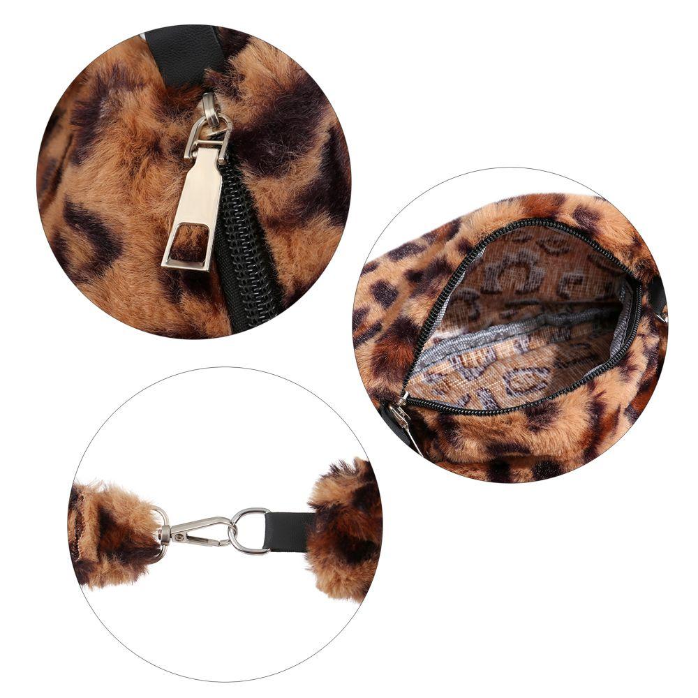 Lady Crossbody Bags Animal Print Shoulder Bags Messenger Bags Handbags Underarm Bags