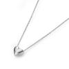 Julius1 Jsp-0030 Silver925 Simple Heart Necklace