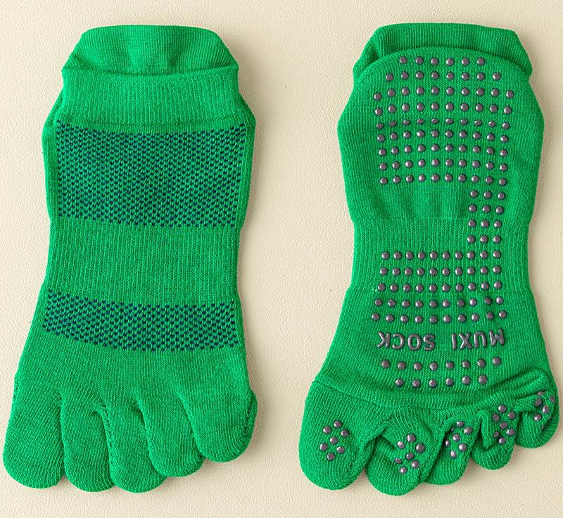 3 Paar Herren Zehensocken mit Grip Rutschfeste Fünf-Finger-Socken Sommer Mesh Hochwertige Baumwolle Knöchelsocken Anti-Rutsch