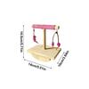 Bird Perch Wood Lovebirds Toy Desktop Lovebirds Toy For Macaw Conure Budgies Pet Parents Animal Lovers Trainers Shelters Living