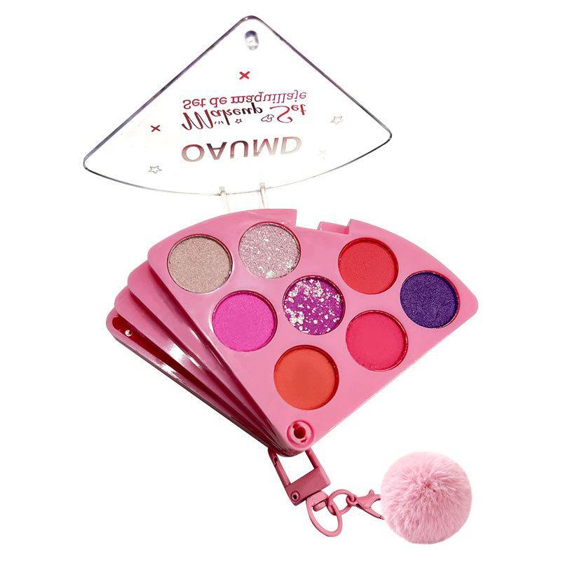 OAUMD Rotatable 4-Layer Multi-functional Eyeshadow & Blush Palette - Easy to Carry.