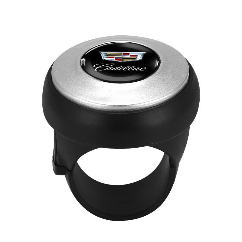 360 Degree Car Turning Steering Wheel Power-assisted Rotary Button Booster Spinner Knob For Cadillac CTS STS DTS SRX XLR ATX Escalade Seville Tiburon