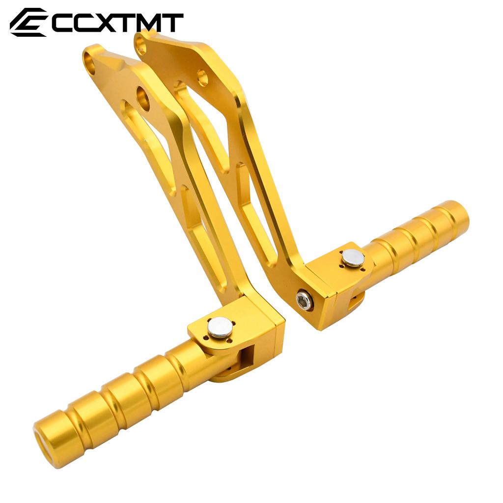 For Segway X260 X160 Electric Motorcycle For Sur Ron Light Bee X/S/L1E CNC Rear Foot Pegs Pedal Bracket Passenger Footrests