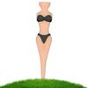 Funny Golf Tees Bikini Golf Tee Novelty Sports Gear Training Accessories for Beginner Indoor Backyard Men Women Golfer Course