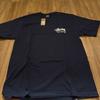 STUSSY New York CLASSIC LOGO TEE SHORT SLEEVE Seasnal Color NAVY SIZE M Unisex T-Shirt