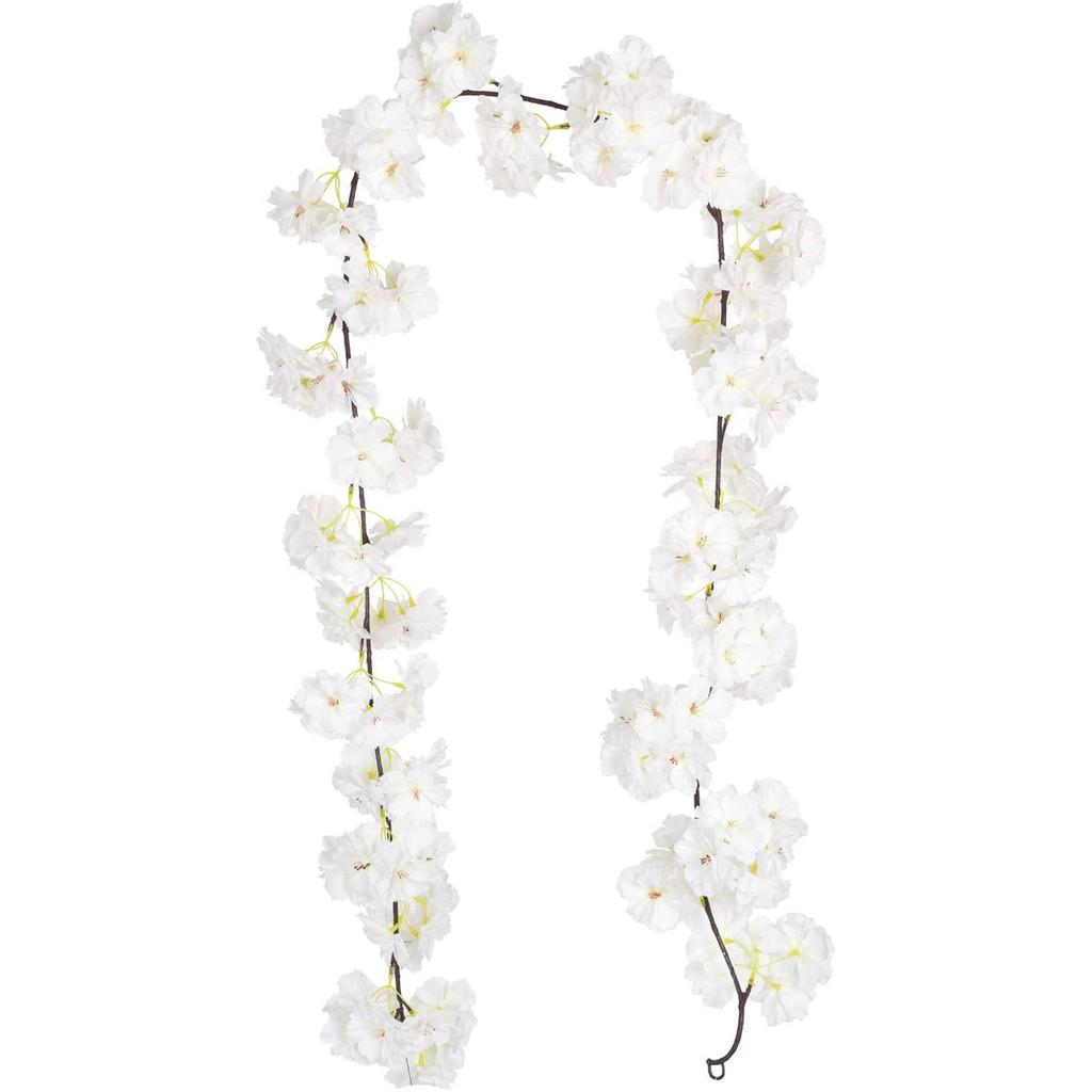 Artificial Flower Sakura Vine Wedding Outdoor Garden Roses Arch Home Room Party Decora Festival Bridal Fake Silk Scrapbook Plant