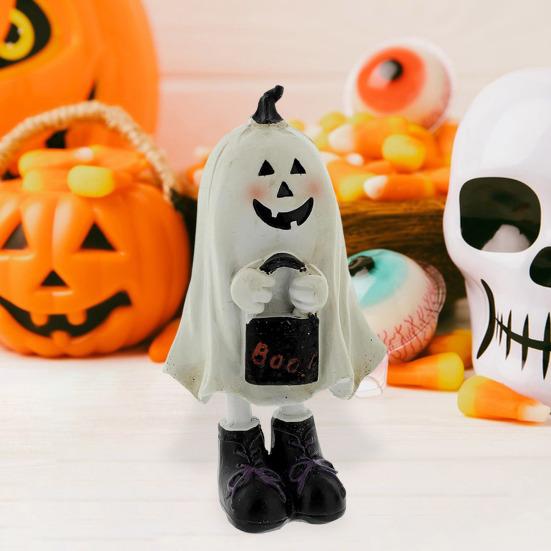

Статуэтка привидения на Хэллоуин Yousheng, статуэтка маленького привидения из смолы, подарочные коробки с конфетами, праздничное настольное украшение для декора на Хэллоуин A