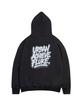 Fluke Achieve Graffiti Oversized Zip-Up Hoodie Black Fzt1034-Z