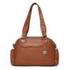 Γυναικεία Ρετρό Τσάντα Ώμου Crossbody Μεγάλης Χωρητικότητας PU Τσάντα Tote
