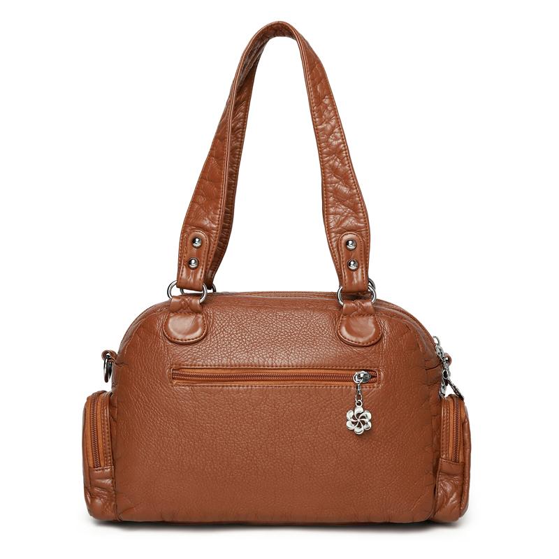 Γυναικεία Ρετρό Τσάντα Ώμου Crossbody Μεγάλης Χωρητικότητας PU Τσάντα Tote