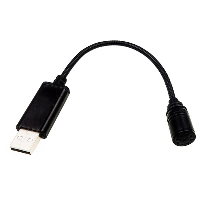 Mini USB Microphone for Laptop and Desktop Computer with Gooseneck for PC N0HC