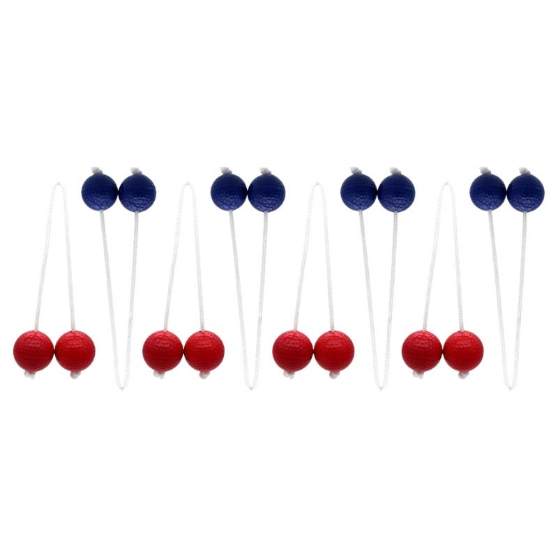 

8Pcs Ladders Toss Ball Replacement Hard Golf Training Ball Outdoor Ladders Ball for Kids Adult Family Easy to Use