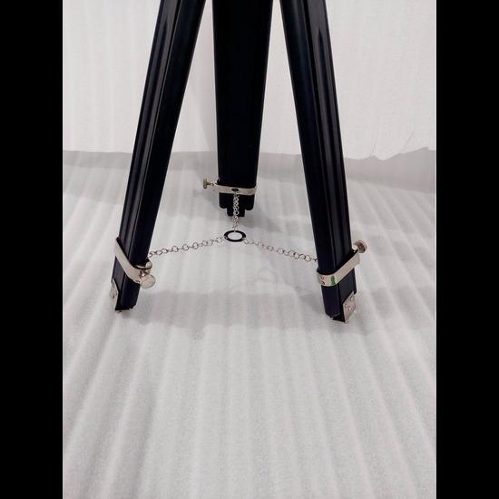 Nautical Wooden Tripod Floor Lamp Stand Adjustable Height (Without Shade ) for Home Office Living Room Bed Room Corners Decor Antique Style