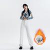 High Waist Wide-Leg White Tencel Jeans for Women - Versatile, Slim, Casual, Soft, Spring/Summer Style
