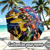 Custom Name Personalized Power Rangers Print Umbrella, Auto Open Close, 8‑Rib Sturdy Frame, Commute Camping Hiking Use, Birthday Gift
