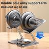 Mobile Phone Laptop Bracket 2-in-1 Heightening Vertical Heat Dissipation Folding Office Liftable Carbon Steel Bracket