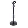 Universal Metal Desktop Microphone Stand with Round Base for Live Broadcast & Multi-Functional Use