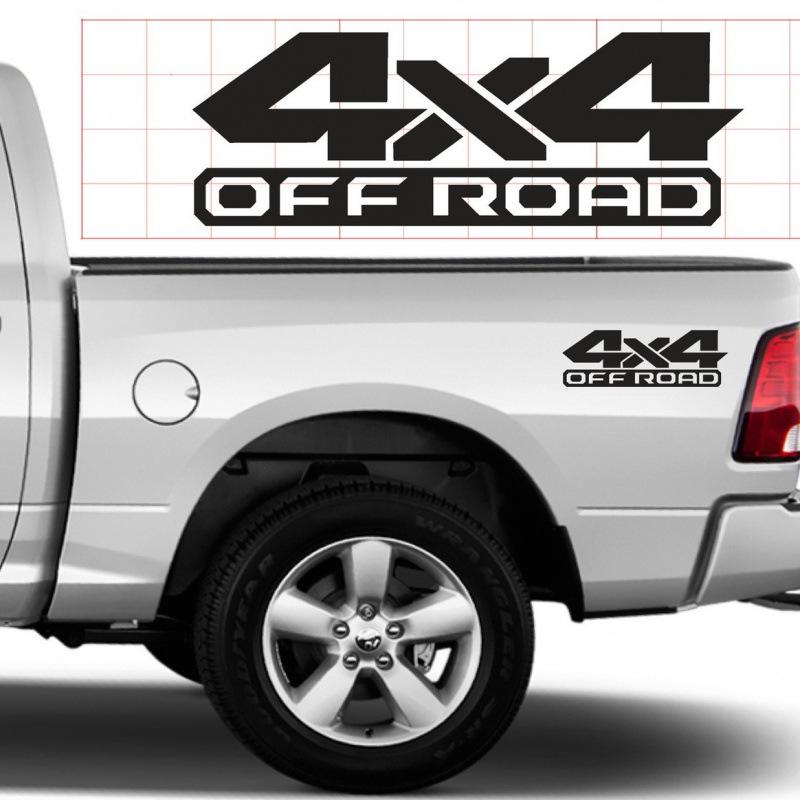 Ford F-Serie & Dodge RAM 1500 4x4 Pickup Karosserie Straßenaufkleber