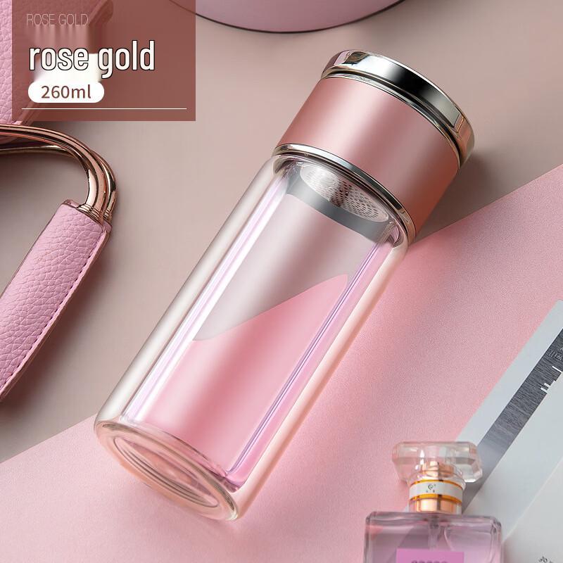Shangqi Double Wall Glass Tea Infuser Bottle