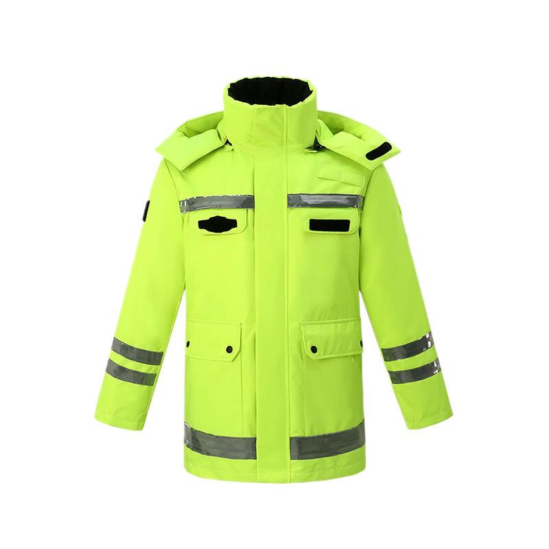 OEING High-Visibility Reflective Rain & Warm Jacket Size 1