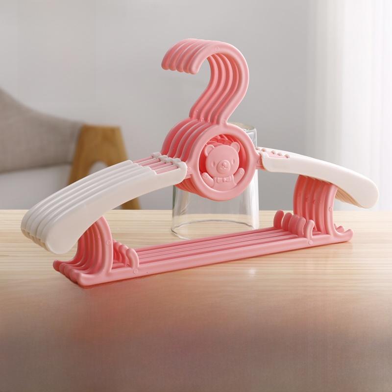 Baby Clothesline Retractable Non-Slip Children's Small Clothes Hanger Multi-Function Home Use Drying Rack for Newborns