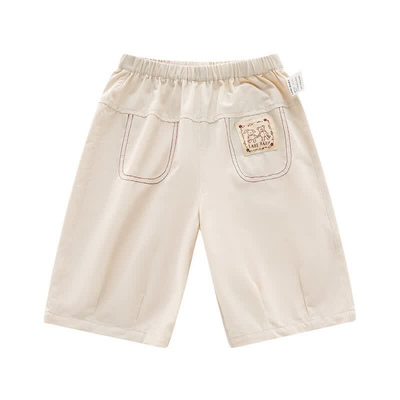 Labby Girls' Loose Casual Capri Pants