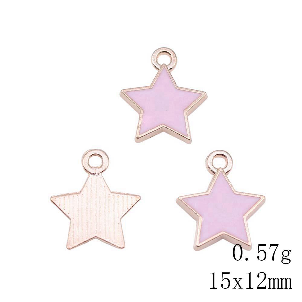Mother's Day Charms For Nails Pentagram Moon Enamel Charms Pendant Art Supplies Pendant Accessories
