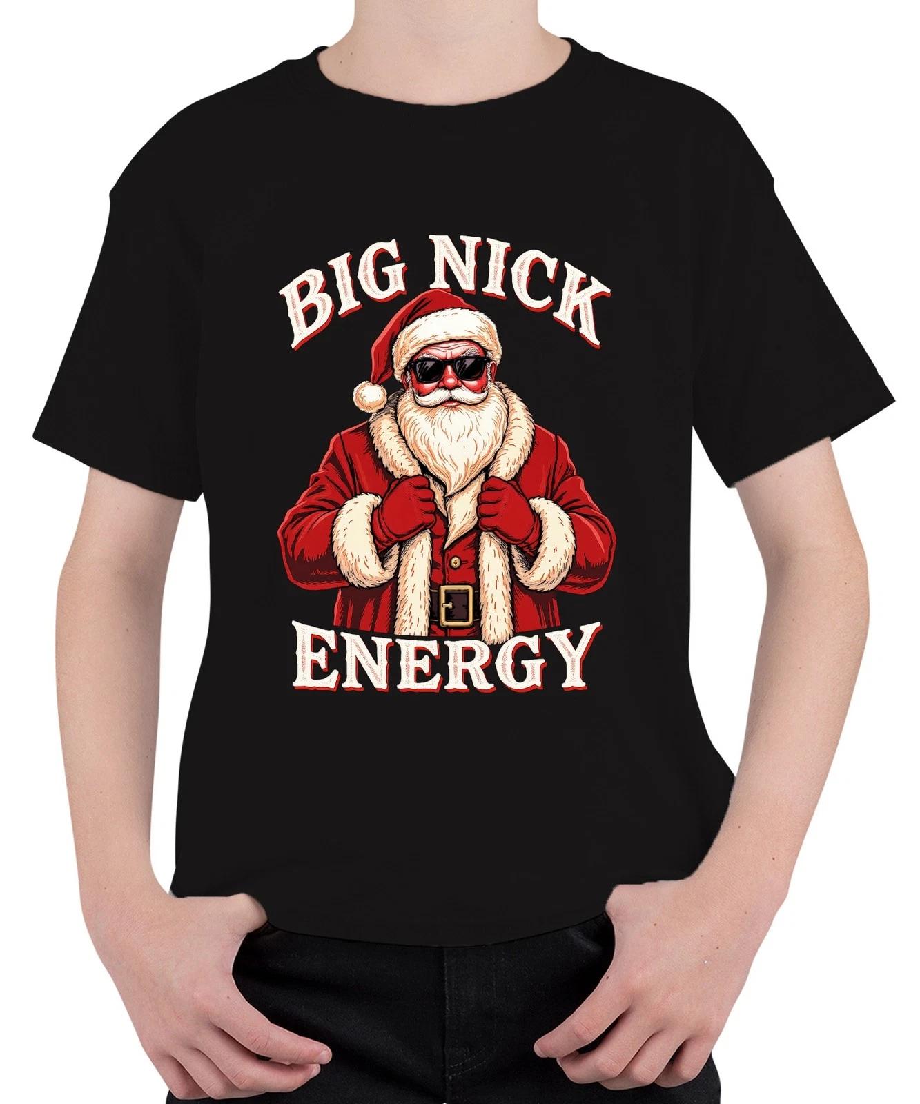 BIG NICK ENERGY Weihnachtsmann Weihnachtsgeschenk Sonnenbrille Unisex Kinder T-S S