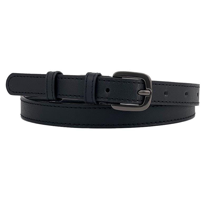 Womens Trendy Cowhide Belt With Alloy Buckle For Daily Office And Outfits Casual
