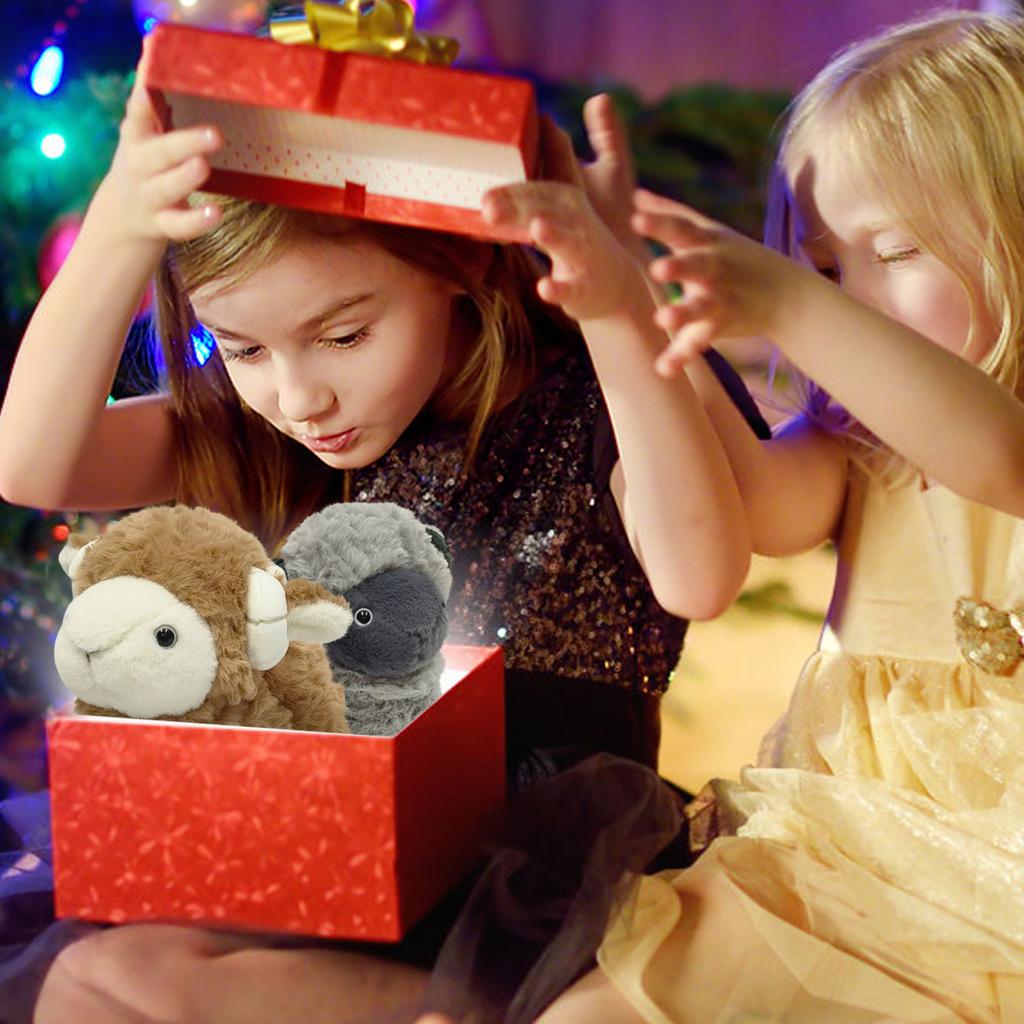 Cute Lamb Plush Toy - Soft -Sized Cream Stuffed Animal Comfort Doll for Babies, Creative Gift for Kids