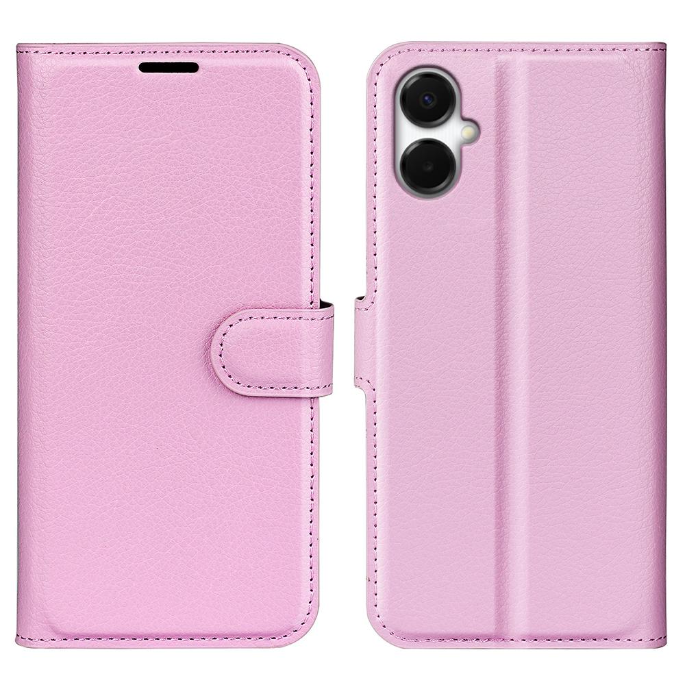 For Samsung Galaxy A06 5G Wallet Case Litchi Texture Shockproof Leather Flip Stand Phone Cover