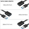 USB 3.0 Extension Cable Male To Female 5Gbps Fast Speed Data Transfer and Charging with Long Durability