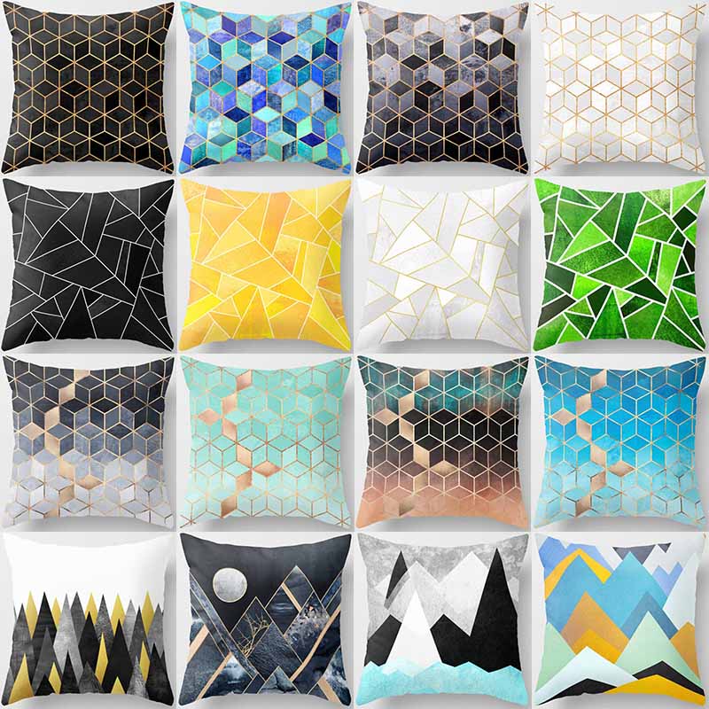 

Геометрическая печать Подушка, Главная жизнь Украшения, Автомобиль диван подушка 45cm 45cm