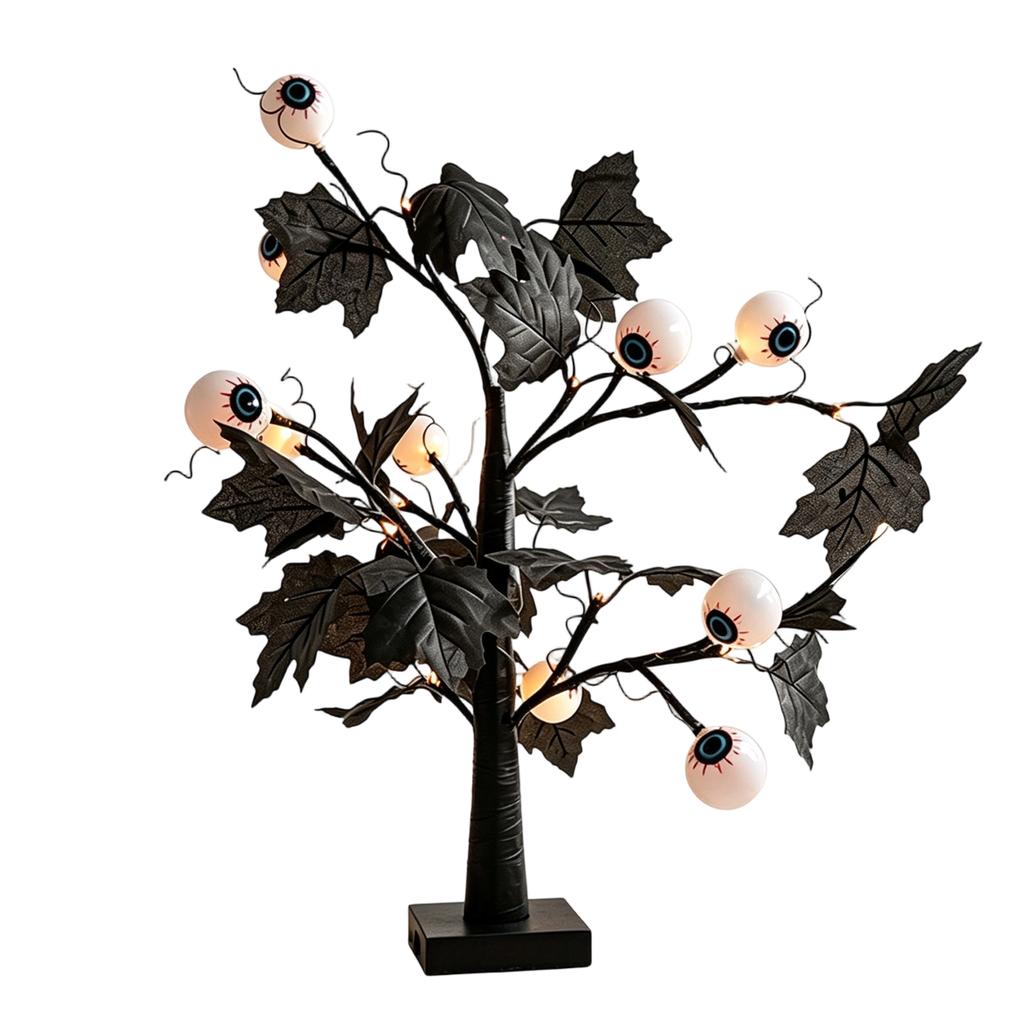Halloween Tree Decorative Lights, Indoor Night Light for Holiday Home Decor