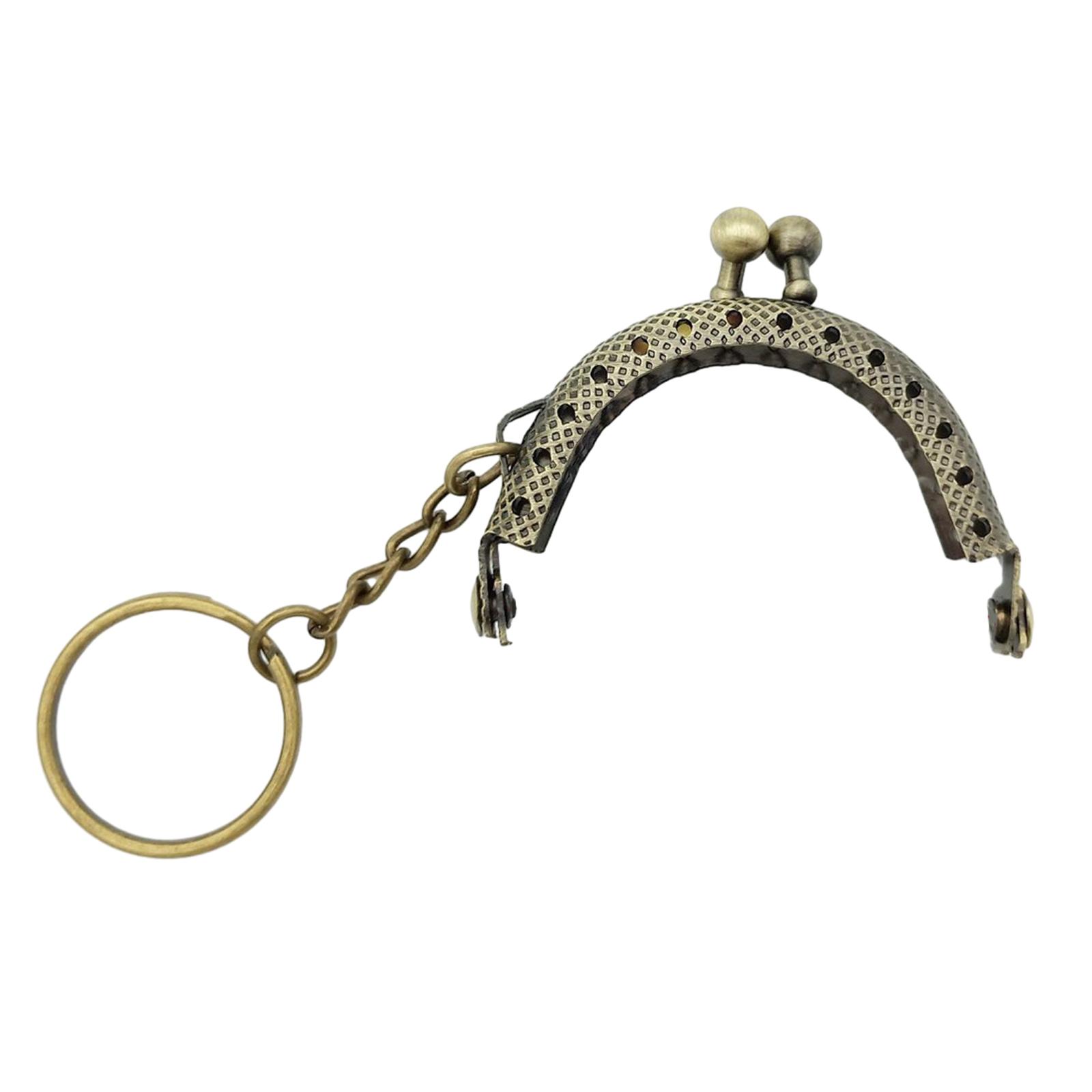 

Кошелек с застежкой-молнией, 2-дюймовая металлическая арочная рама, кошелек для монет, шаровая застежка-молния, рамки для клатча, изготовление кошельков бронзовый