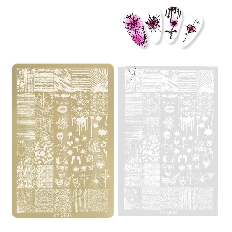 Floral Designs Nails Art Stamping Plate Nail Stamp Plate Nail Plate Template Nail Images Plates for Manicure Nail Decors