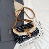 Women Retro Polka Dot Shoulder Bag Crossbody Messenger Bag Ladies Purse