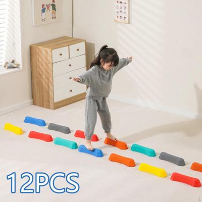 Balance Stepping Stones Sensory Play Toys Gross Motor Coordination Skills Training Equipment