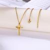 Trendy Cross Pendant Necklace - Minimalist Unisex Jewelry