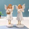 Flower Fairy Angel Girl Home Desktop Decoration Resin Crafts Birthday Gift Souvenir