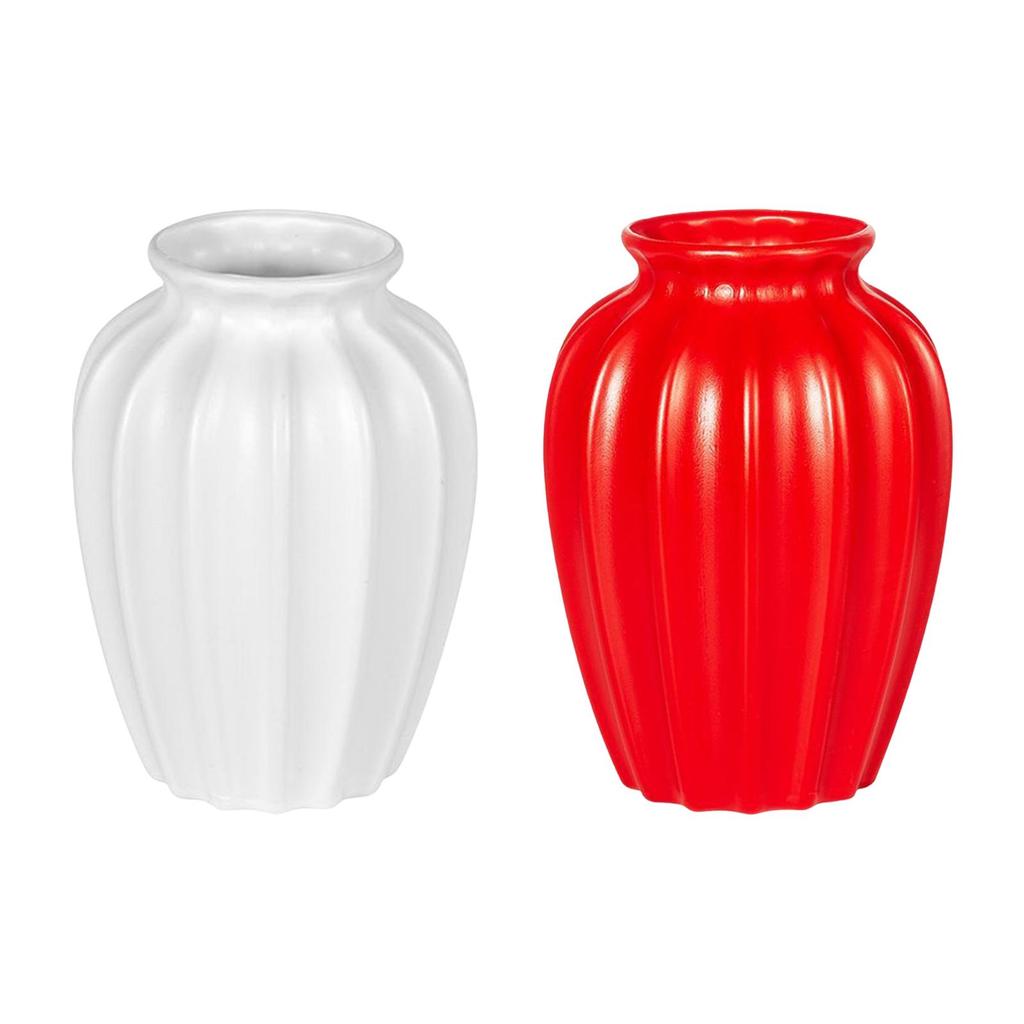 Elegant Flower Vase Decorative Planter Versatile Home Decoration for Living Room Bookshelf Entrance Table