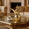 Classical Middle East Design Stainless Steel Tea Kettle Ideal For Indoor And Outdoor Activity