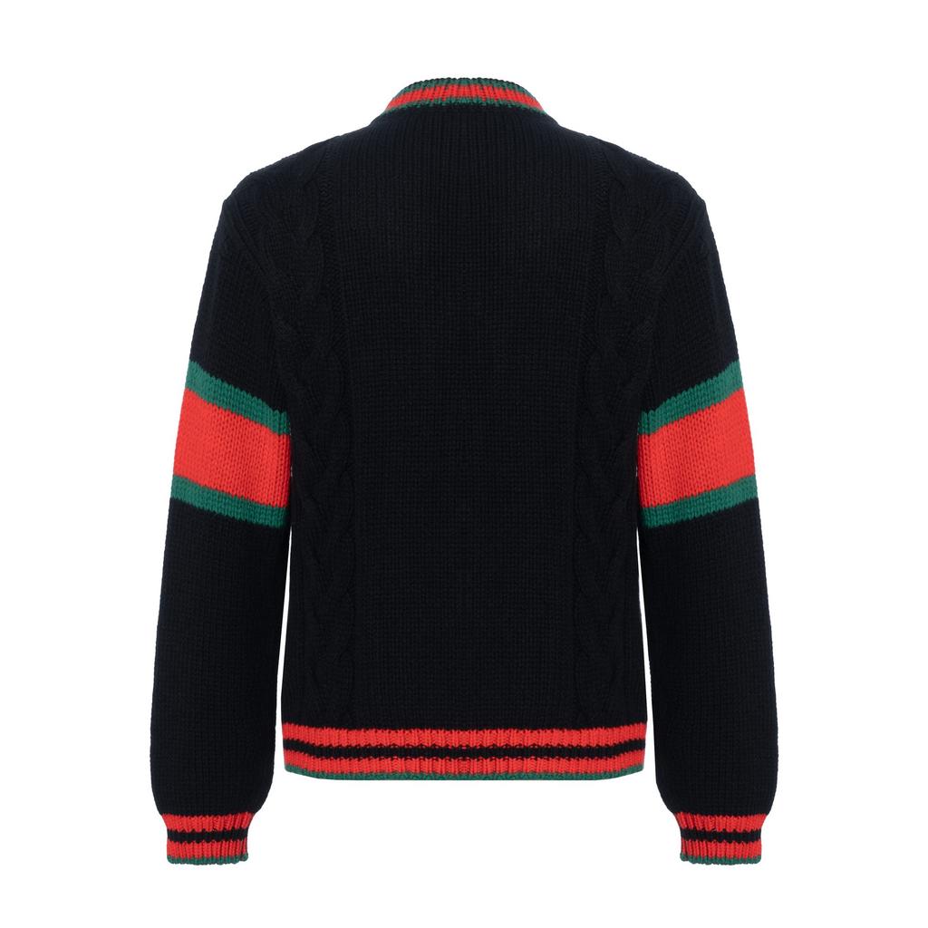 GUCCI Oversize Cable Knit Cardigan 497037-X1561-1082