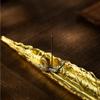 Bronze Leaf Incense Holder for Stick Vintage Alloy Lotus Burner for Home Tea Room Zen Decor